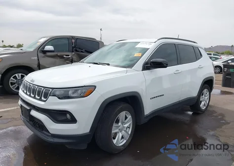 2022 Jeep Compass Latitude 4X4 from USA, damaged, VIN 3C4NJDBB6NT115950
